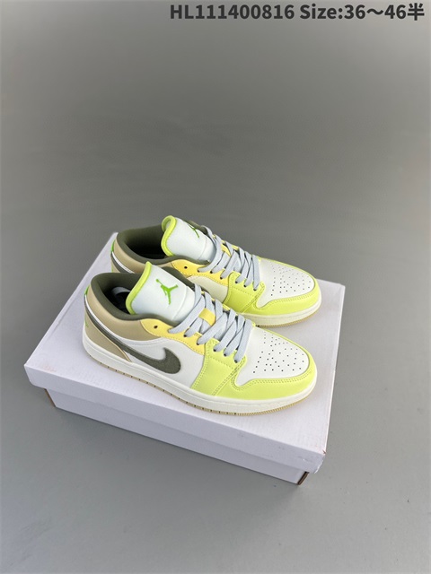 women air jordan 1 shoes H 2023-10-26-389